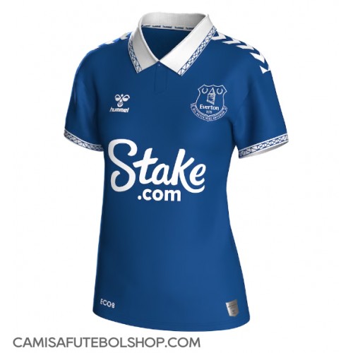 Camisa de time de futebol Everton Replicas 1º Equipamento Feminina 2023-24 Manga Curta